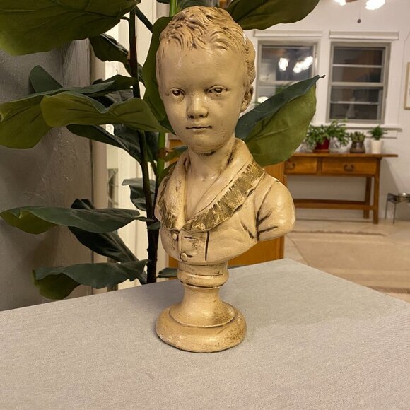 Portrait Bust of Boy Statue - Picture 7 of 15